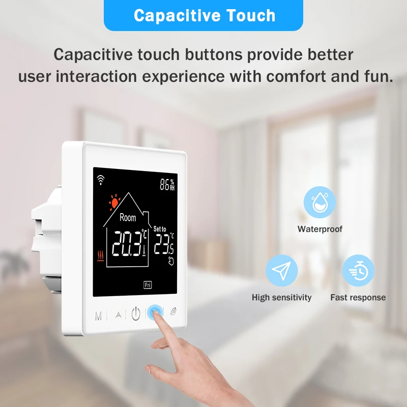 Alexa WiFi Thermostat for Boiler Floor Heating Smart Temperature Control  220V Warm Zigbee Digital Termostato - China WiFi Thermostat, Room  Thermostat