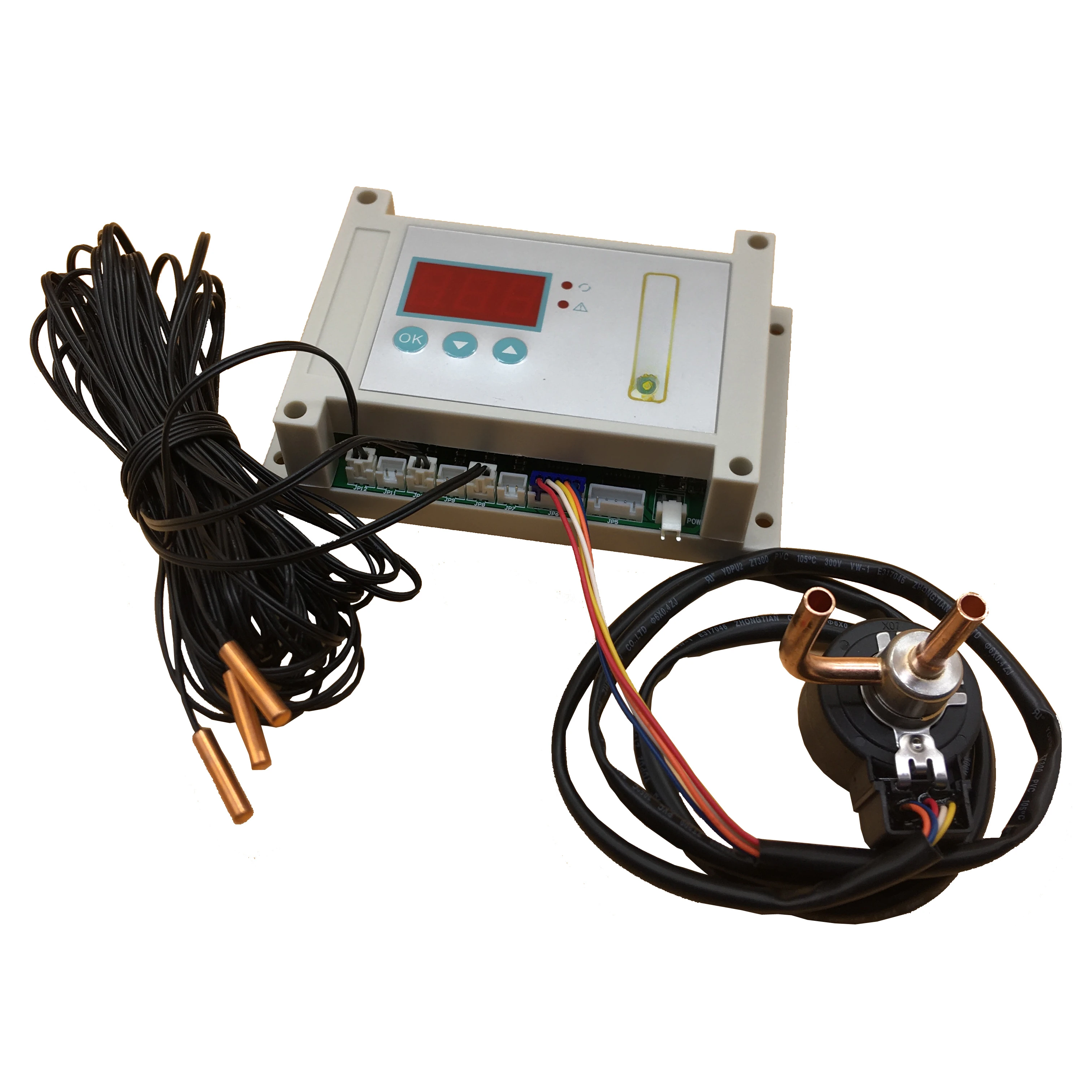 

Universal independent EEV kits provide perfect throttle solutions (expansion valve) for 0.3~30HP refrigeration & heat pump unit
