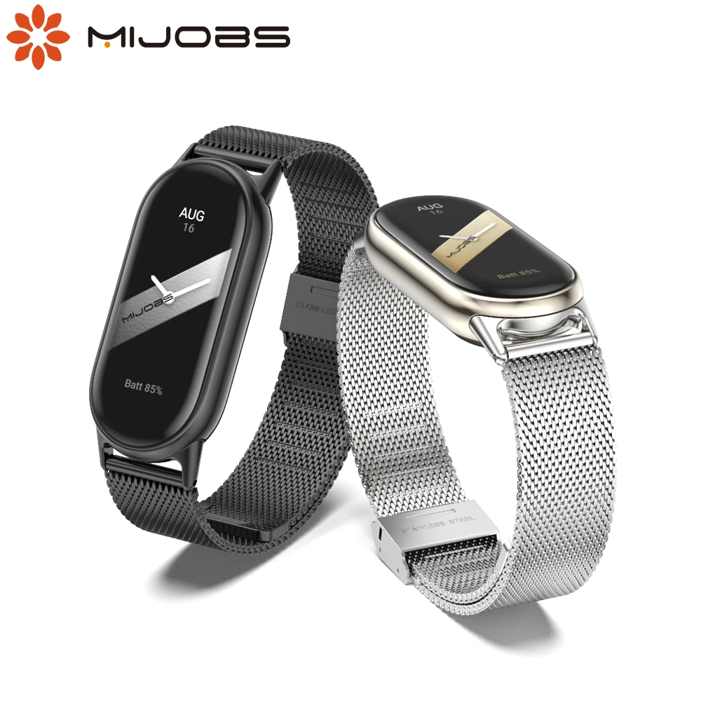 

Mi Band 8 Strap Metal Wristbands for Xiaomi Mi Band 8 Bracelet Stainless Steel Smart Watch Miband 8 Replacement Accessories