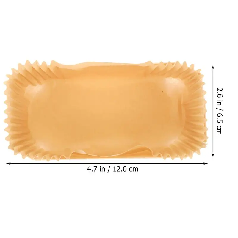 Wooden Box Paper Tray Kitchen Baking Mold Heat-Resistant Cookie Box Disposable Cake Toast Loaf Pan Oil-Proof Kitchen Supply