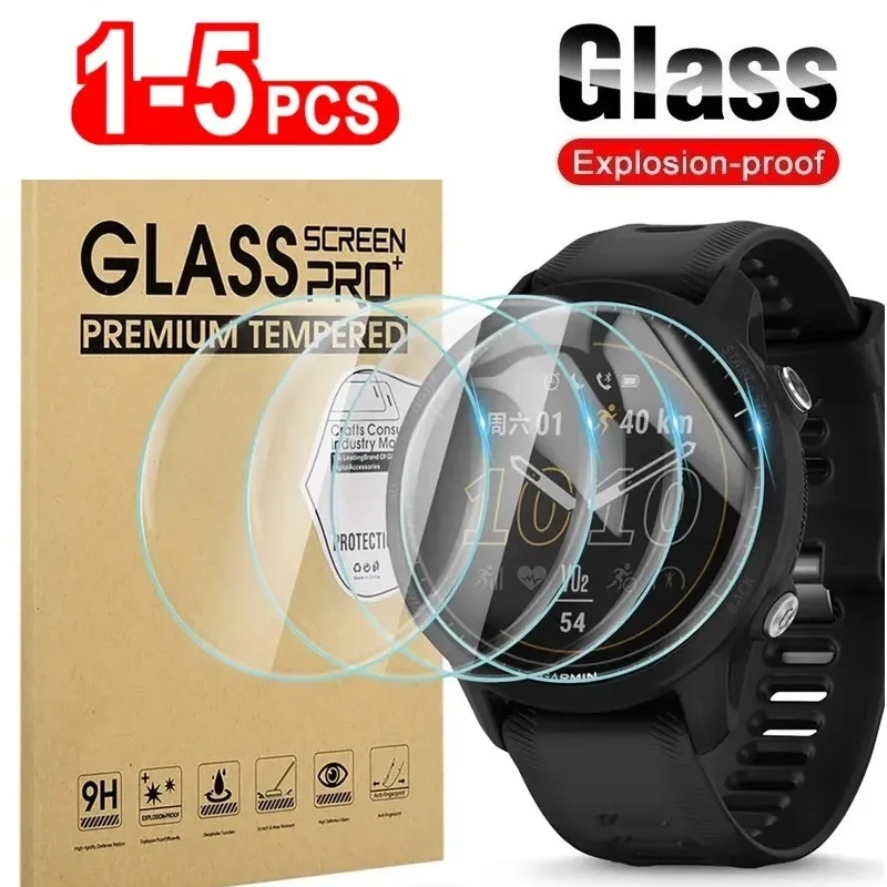 Tempered Glass Compatible for Garmin Forerunner 45 245 745 945 55