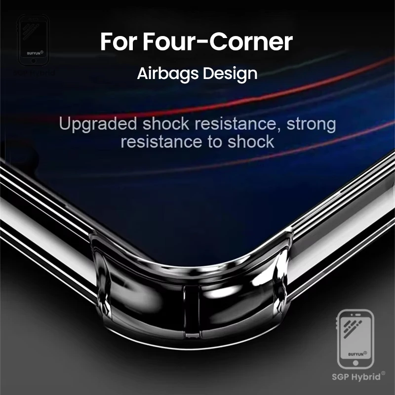 Clear Crystal Shockproof Silicone Soft Case - Transparent Protection Cover