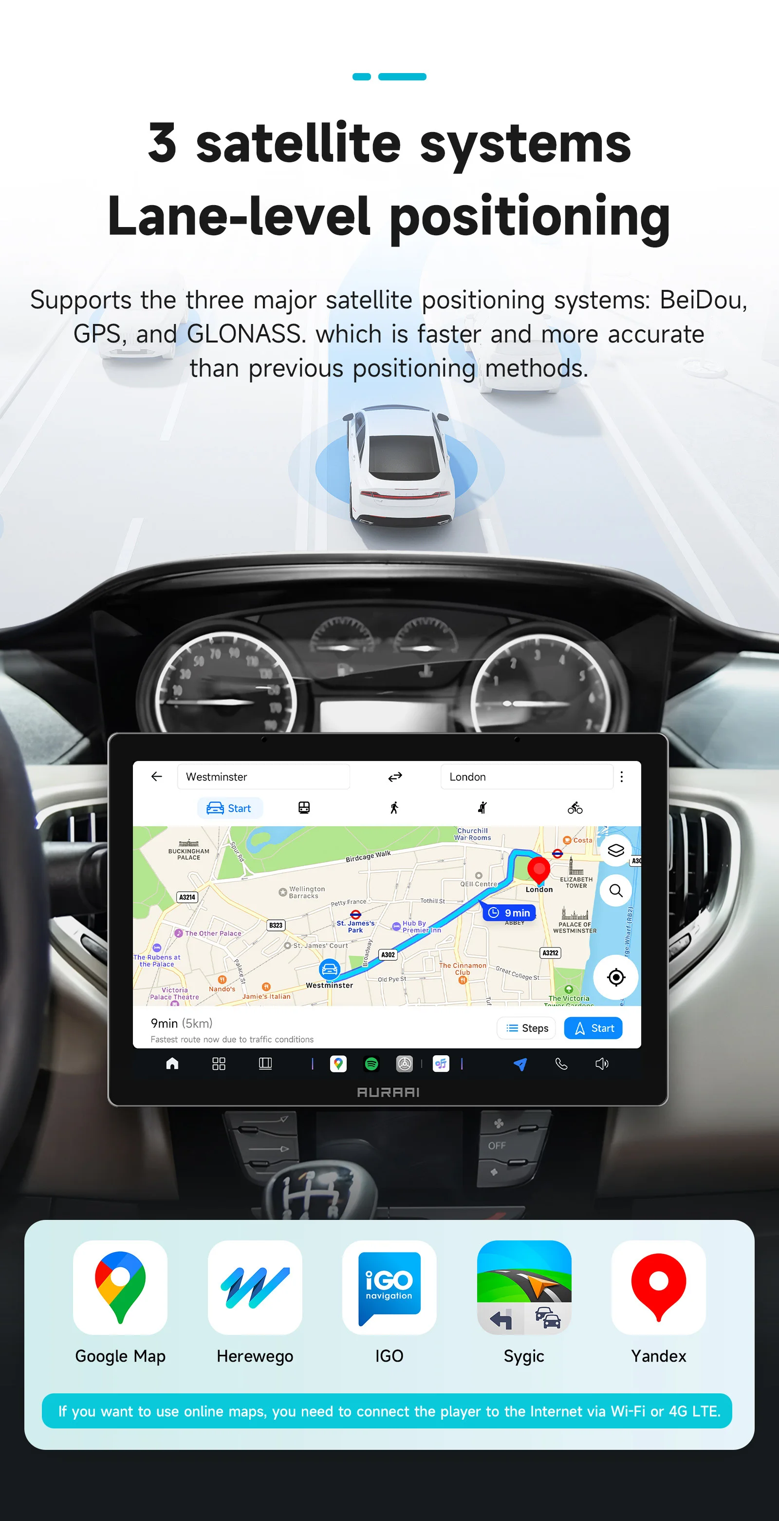 AURAAI X100 Android 13 Intelligentes Autoradio für Lancia Ypsilon 2012-2020 Carplay Dual Mic DSD ADAS 360 Kamera 2K Bildschirm UIS7870 – Detail 27