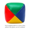 6PCS Smooth Durable Juggle Ball Juggling Balls Set For Beginners Learn To Juggle Beginner Kit Circus Children Kids Outdoor Toy 5