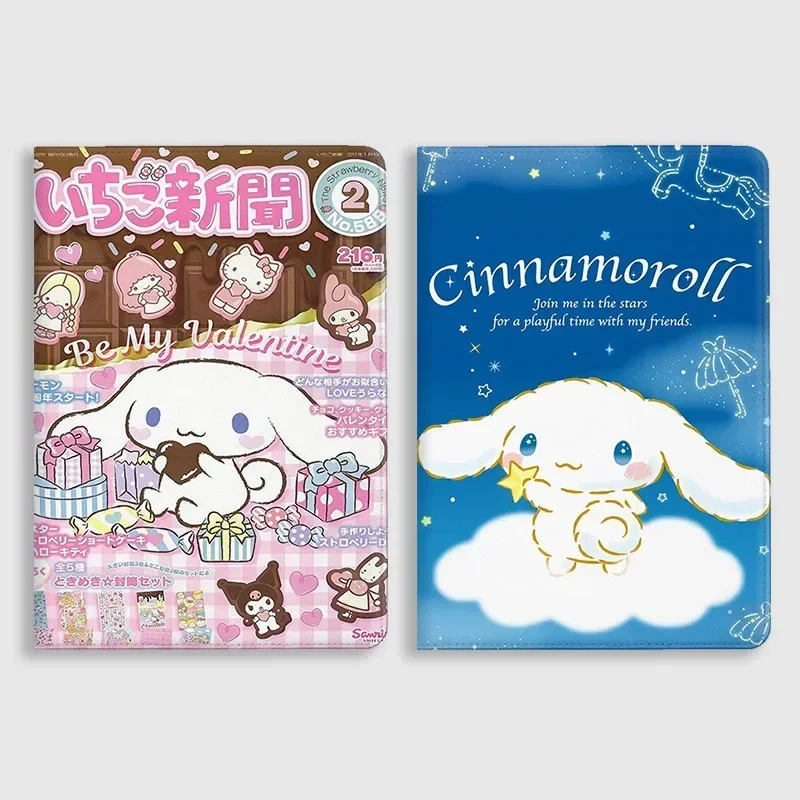 Sanrio Cinnamoroll Kawaii pu Estética Capa para Ipad Capa para Pro 2023 2023 11 Mini 10.2 2023 9.7 Air 10.5 10.9 - Imagem 3