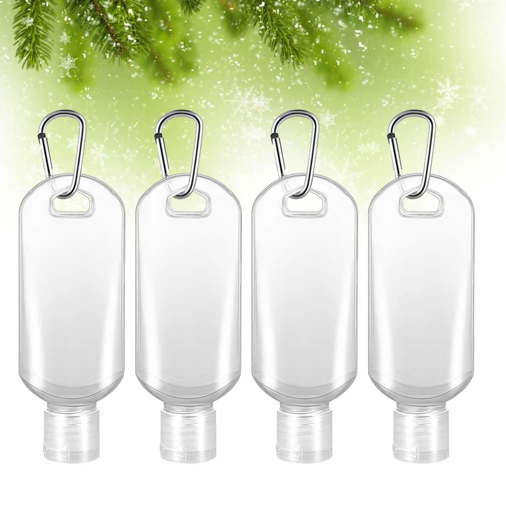 8 Pcs Jar Jars Travel Spray for Toiletries Refillable with Hook Liquid