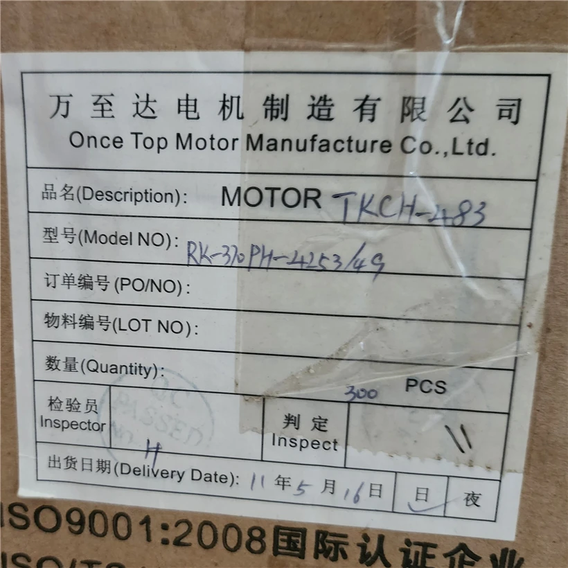 1 Pièce RK-370PH-15235 Micro 370 Moteur 6 V 9 V 12 V 16 V 9200 Tr/min