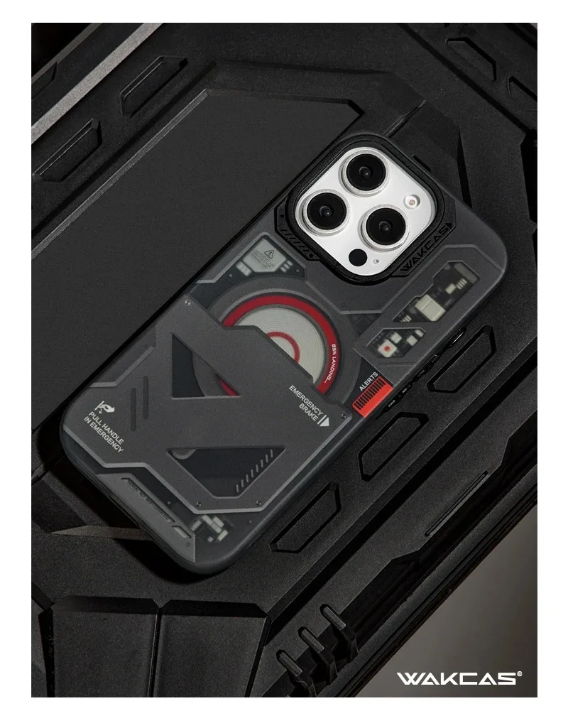 Wakcas Black Emergency Panel iPhone Case