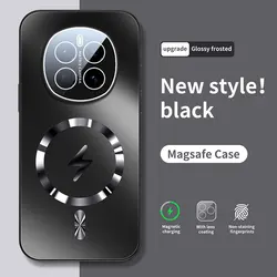 Enhanced Product Title:  
Premium Matte Lightning Magnetic Hard Shell Case with Shockproof Bumper - Honor Magic6 (Black)