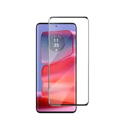 3D Curved Tempered Glass Screen Protector with Clear Protective Film for Moto Edge 50s Pro