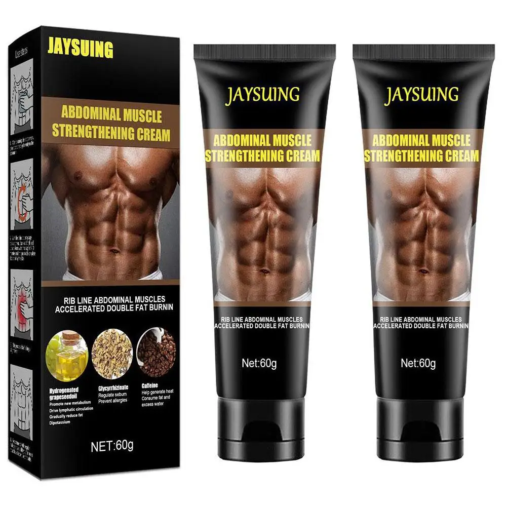 2Pcs Sculptique Abs Sculpting Cream 120g Abdominal Muscle Firming Shaping Cream for Men Women Quickly Body Fat Burning
