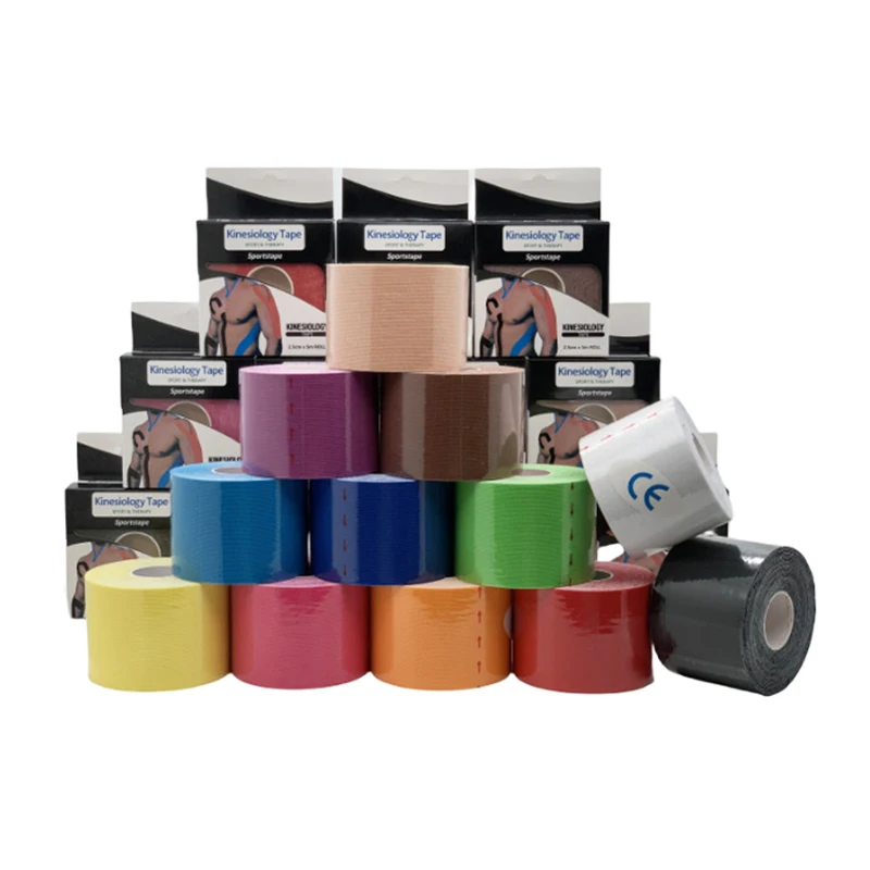 

Tape Athletic Recovery Elastic Tape Kneepad Muscle Pain Relief Knee Pads Support for Gym Fitness Bandage WorthWhile Kinesiology