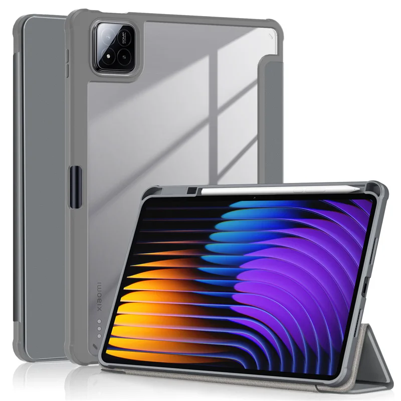 Premium PU Leather Smart Case with Pen Holder