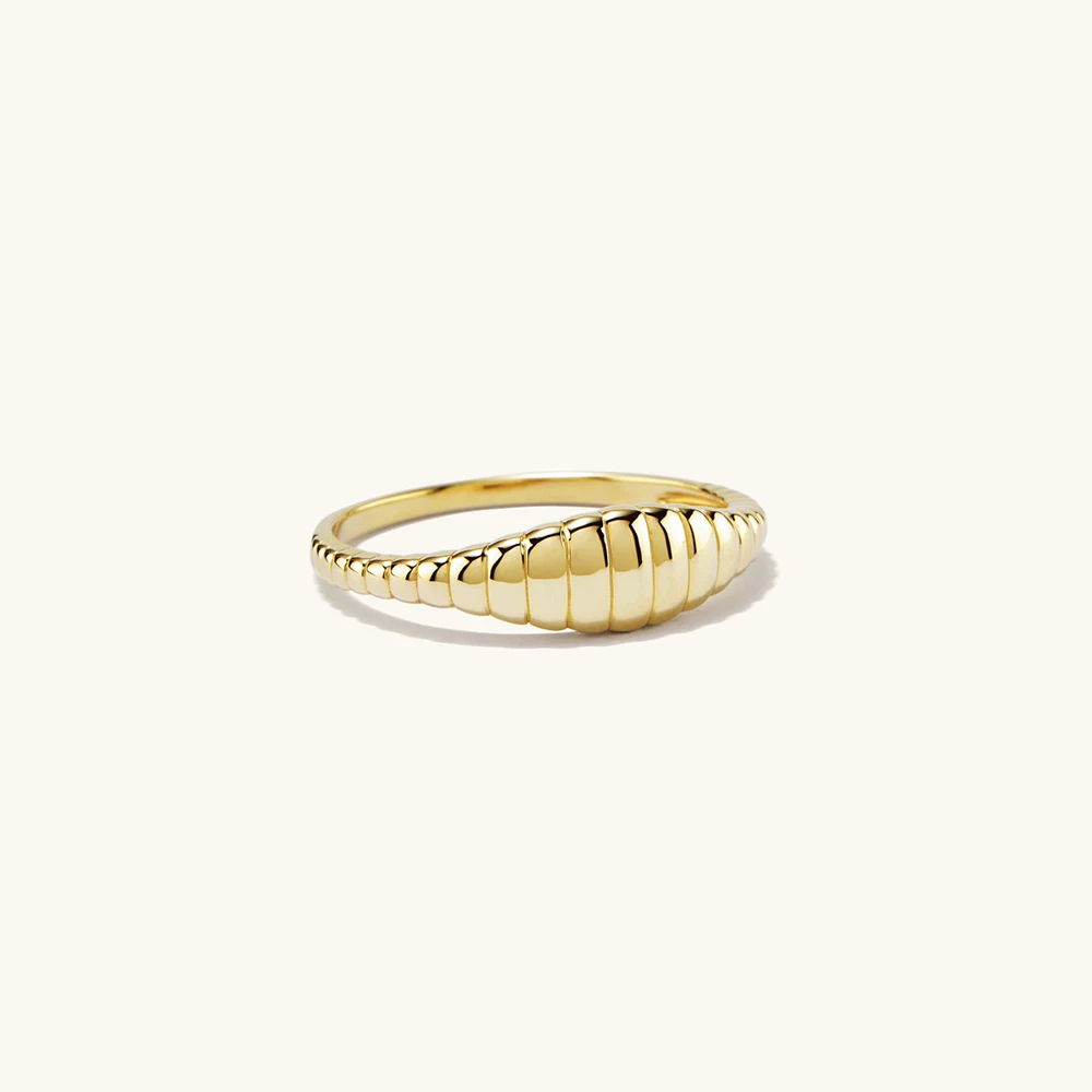 Frauen Einfache Mode Stil textur schwanz ring 316L Edelstahl schwanz ring Klassische Paar Für Frauen Und Hochzeit Schmuck 2025 – Detail 8