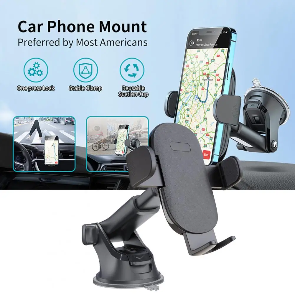 

Car Phone Support Innovative Wear-resistant Long-lasting Universal Folding Rotating Phone Support for Automotive