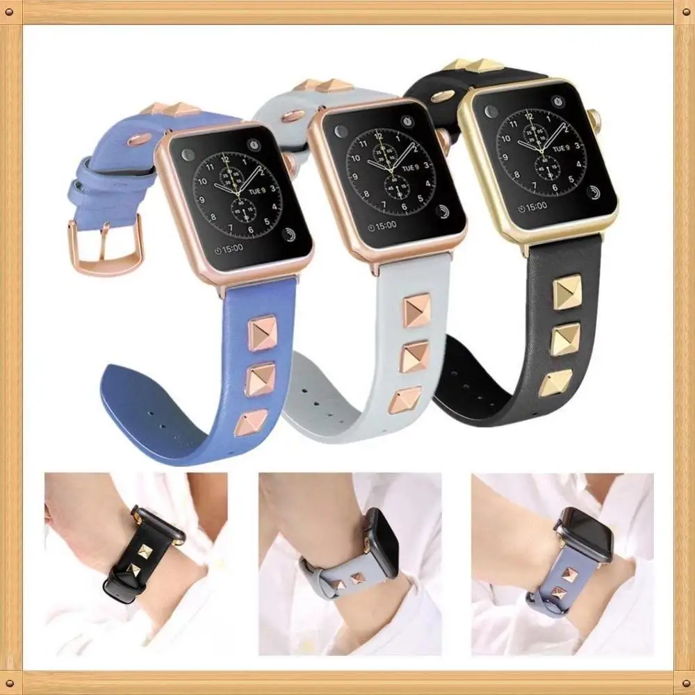 Leather strap for Apple watch band 45mm 41mm 44mm 42mm 40mm 38mm Bracelet Watchband for iWatch series Ultra 8 7 6 5 4 SE 3 band