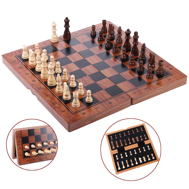 

29/34/39 см Магнитная цельная деревянная фотосессия представляет 2 королевы складные образовательные и конкурентоспособные настольные игры праздничные подарки