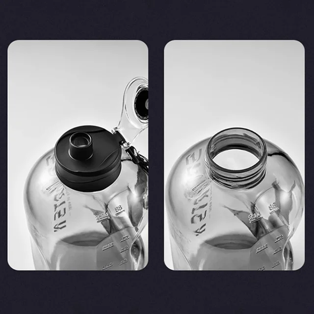 Large Capacity 2 Liter Water Bottle Sports Gym Water Kettle for Camping Travel BPA Free Drinking Bottles 5