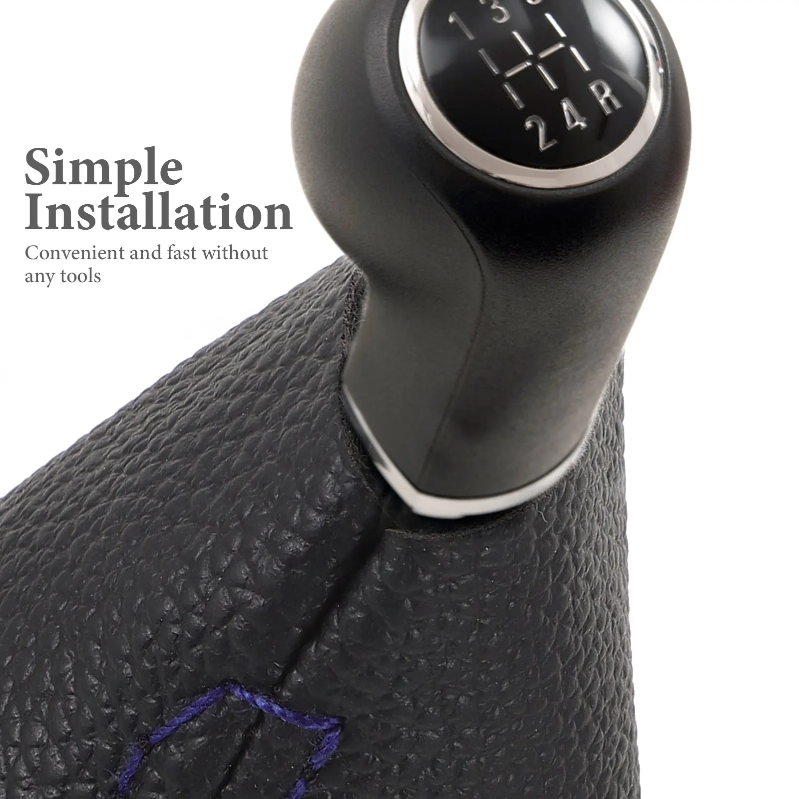 Universal Suede Gear Shift Boot Cover 4