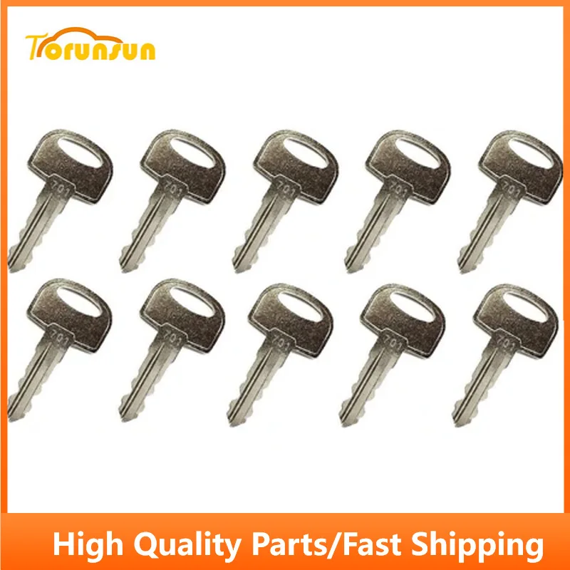 10pcs Construction Ignition Key 105-1790 701 Fit For Ditch Witch