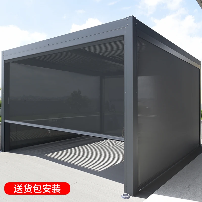 Description Picture 6 of item3Remote Control Aluminum Alloy Pergola 3m 4m 10feet 12feet