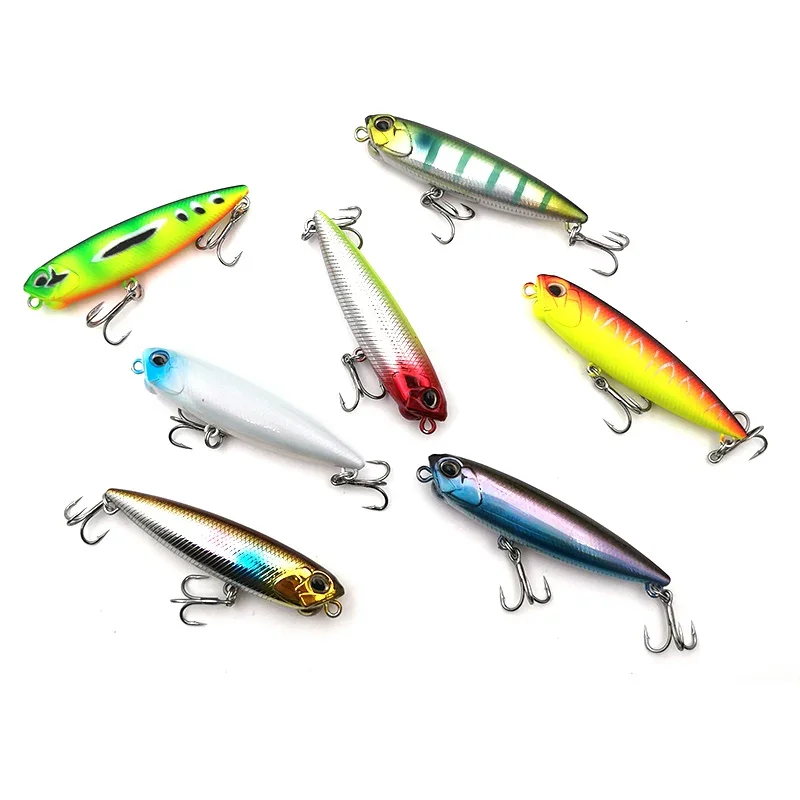 Floating Pencil Fishing Lure Top Water Dogs Hard Lures Baits Wobbler Artificial Hard Bait Fishing Tackle Pesca 1PCS 6.5cm 5.8g fishing lure