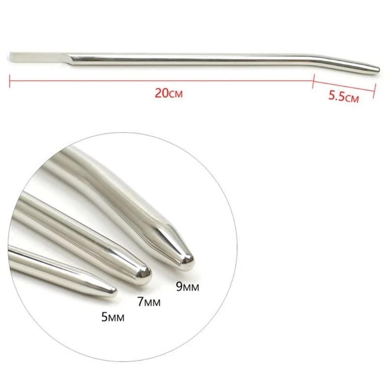 Stainless Steel Urethral Sound Catheter Dilator Metal Horse Eye Penis Plug Training Male Masturbation Kit Sex Toys For Men urethral dilator silicone urethral dilator