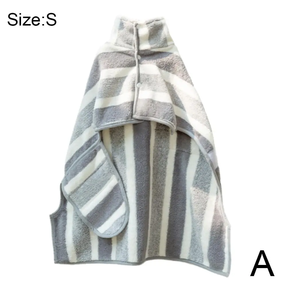Dog Bathrobe Oversized Thick Absorbent Quick Drying Cat Supplies Golden Bath Coral Pet Bath Retriever Towel Fleece Towel To Q6A9
