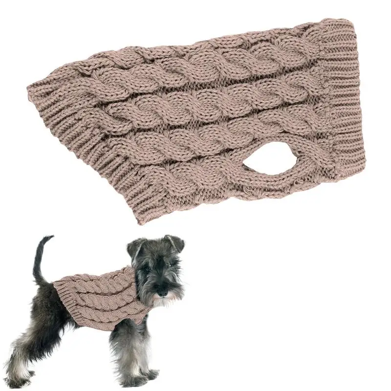 Pet Dolcevita Maglione Dolcevita Lavorato A Maglia Termico Cane Maglione Cane Morbido Ispessimento Caldo Cucciolo Cani Camicia Inverno Cucciolo