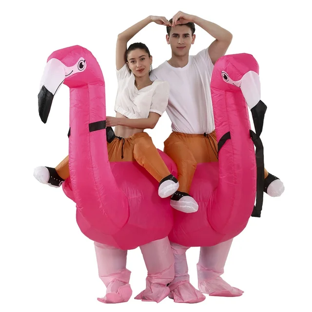 Dinosaur Inflatable Costume Alien Costumes Adult Kids Fancy Dress Pig Inflatable Suit Halloween Costumes Anime Cosplay Party - Image 2