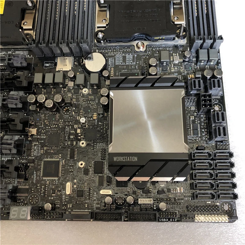 오리지널 워크스테이션 마더보드 WS C621E SAGE C621 12 x DIMM DDR4 1536GB 100% 출하 전 테스트 완료