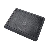 Durable Adjustable Laptop Cooling Pad USB Port Metal Mesh Laptop Cooler Fan LED Light Laptop Cooling Stand Office - Image 4