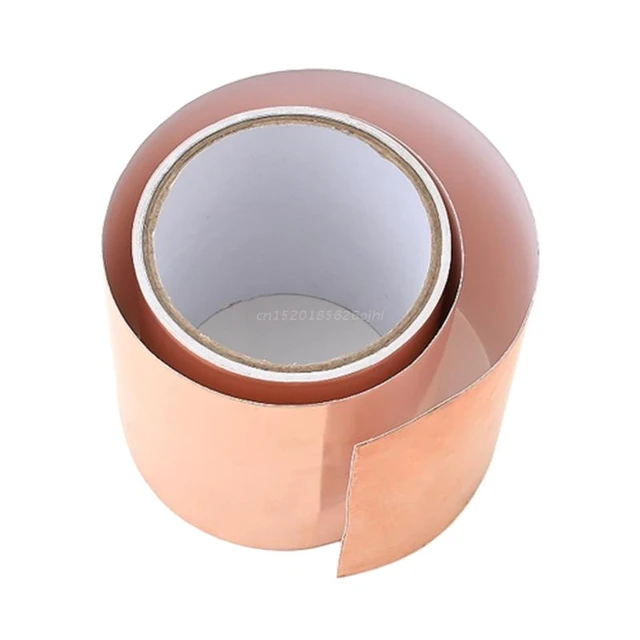 6 Pack Copper Foil Tape with Double-Sided Conductive Adhesive - EMI Shielding, S