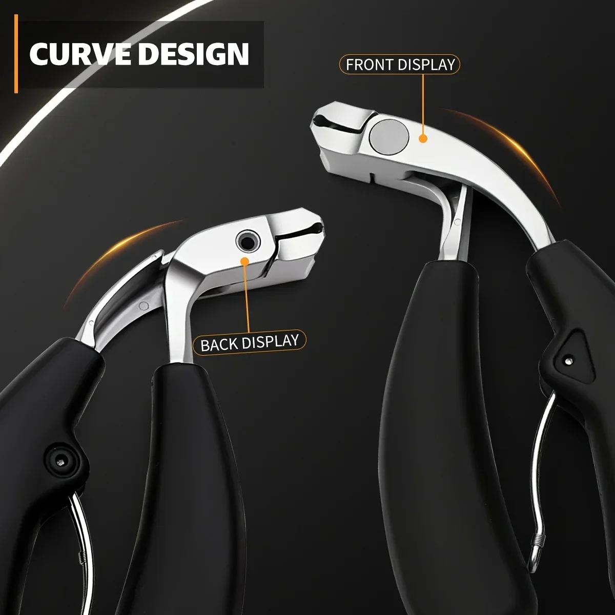 Stainless Steel Elbow Nail Clippers with Large Opening Nail Clippers Set Decoration Cutter Tools nail clipper set nail clipper nail scissors set nail clippers manicure sets manicure nail clipper set nail clippers kit