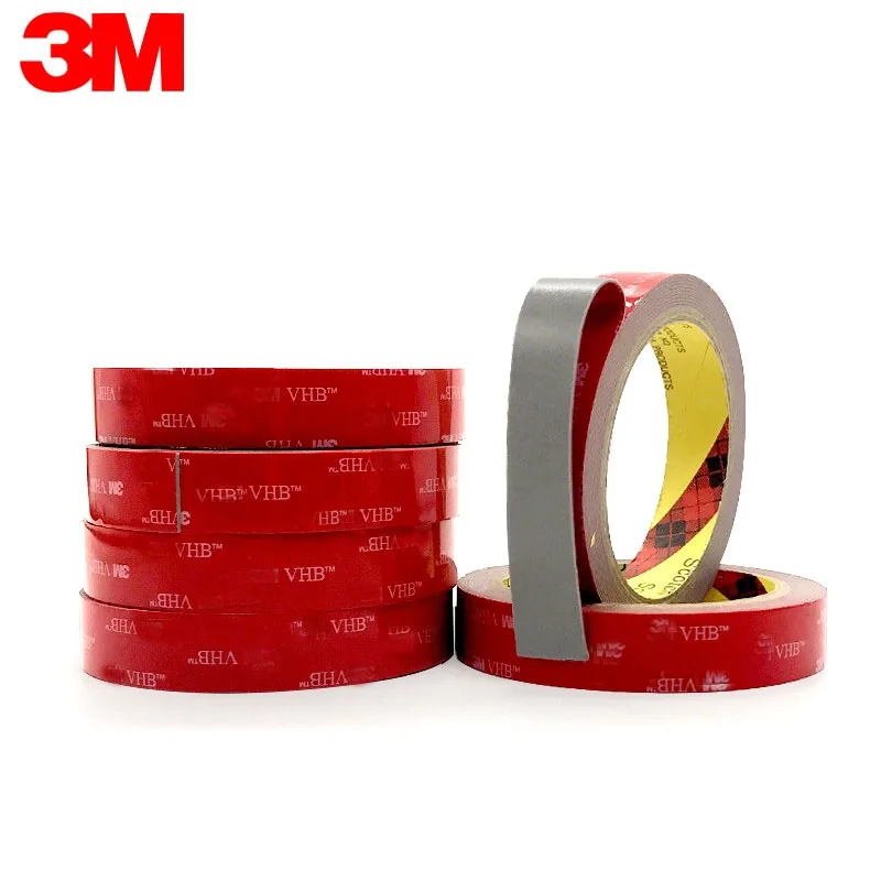 CLEAR 3M VHB TAPE ~ 6mm wide x 1mm thick ~ Double Sided SELF