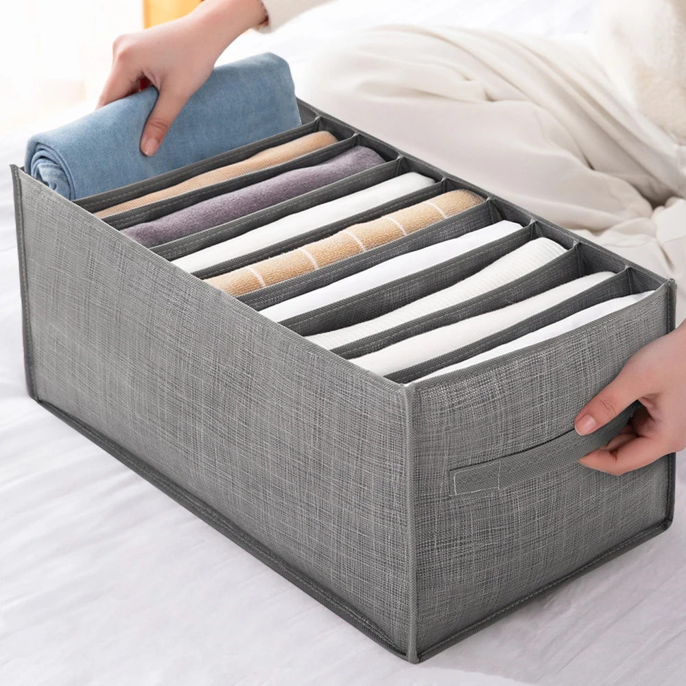 Sock Pants Organizer Storage Box Drawer 7 Grids Storage Box Closet Wardrobe Aliexpress