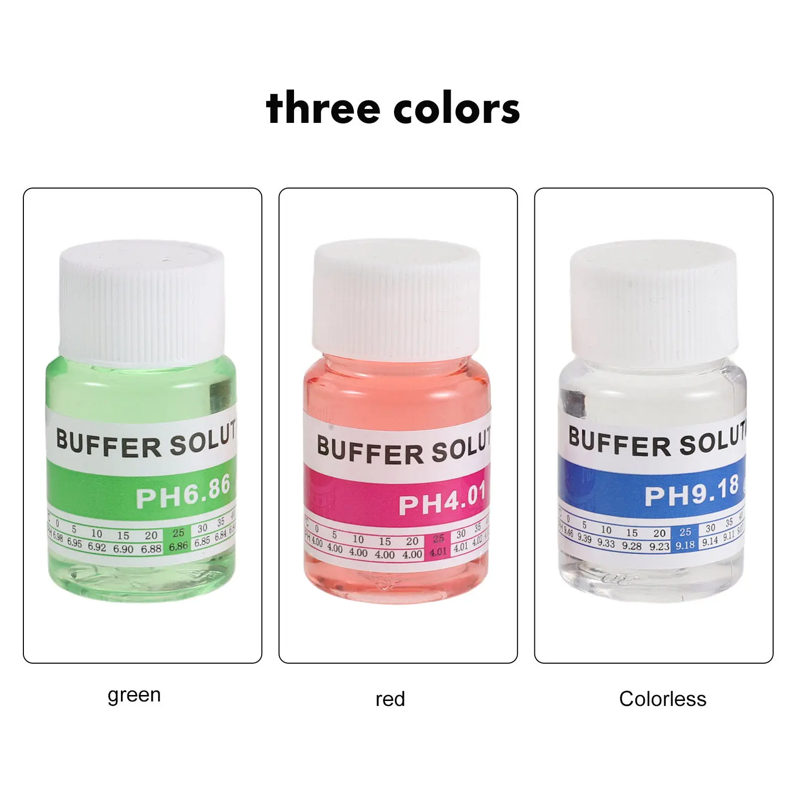 6pcs PH 교정 솔루션 버퍼 솔루션 수경법 수족관 디지털 테스터 교정 액체용 PH 미터 4.01/6.86/9.18