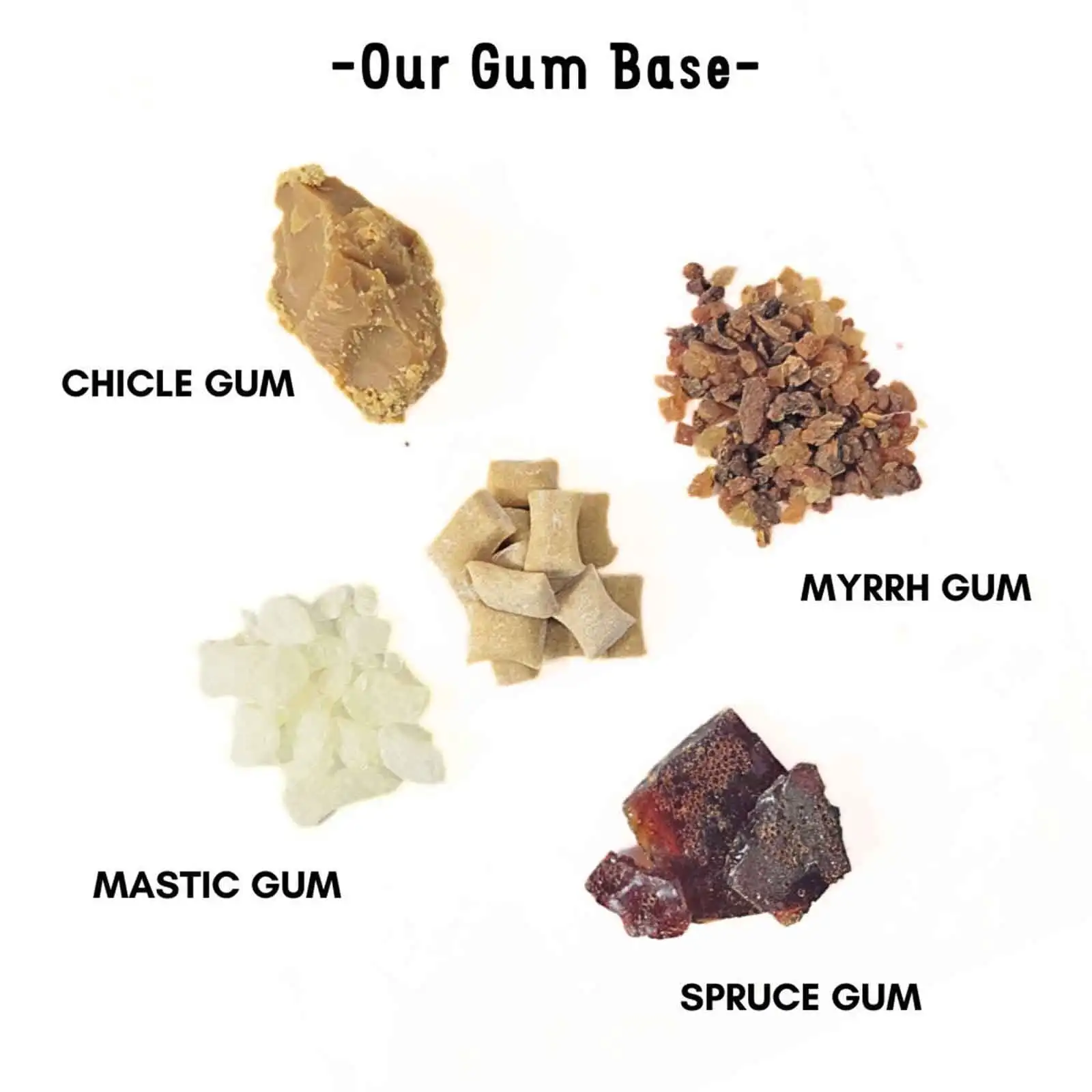 Organic MASTIC MINT miracle remineralizing chewing gum chewing gum