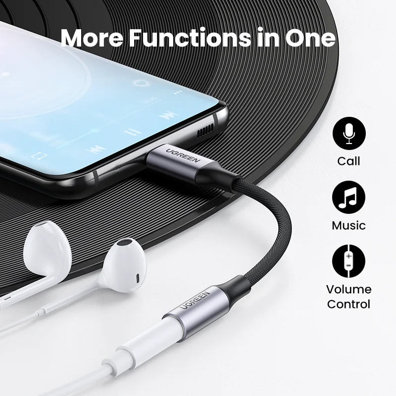 Adaptador de auriculares USB tipo C a Jack 3,5, convertidor de Cable de  Audio de 3 y 5mm para IPhone 15, 15 Pro MAX, Samsung Galaxy, Huawei y  Xiaomi, USB-C - AliExpress