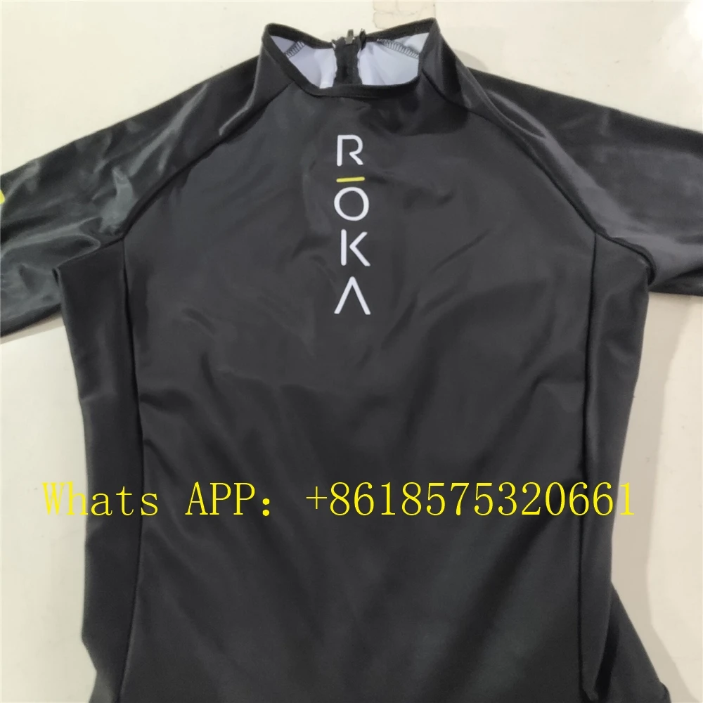 2020 ROKA Back zipper Mens Cycling Skinsuit Triathlon Speedsuit Trisuit Short Sleeve Speedsuit Maillot Ciclismo Running Clothing