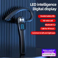 X7 Single Ear Headset With Mic Wireless 5.2 Earphone Noise Cancelling Waterproof Earpiece Wireless Handsfree Long Standby Time 1