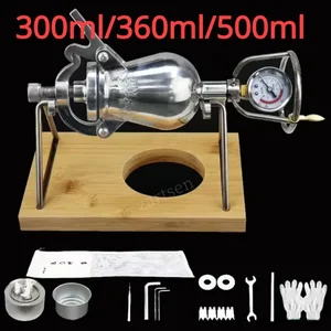 300ML 360ML 500MLHand Popcorn Machine Open Firing Popcorn Puffing Machine Stainless Steel Mini Popper Manual Popcorn Maker