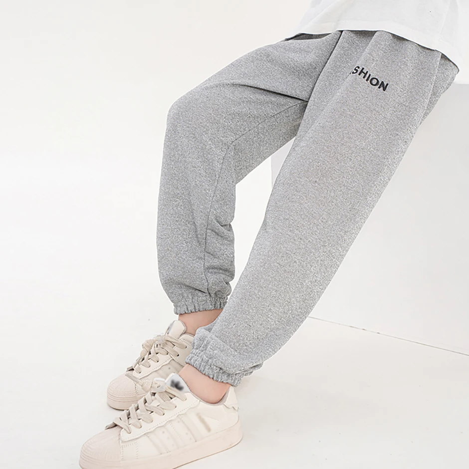 Summer And Autumn New Children's Solid Color Letter Casual Sports Sweatpants For Boys And Girls Handsome And Cute Pants 24 Sa958b6d981f04461a4314db7dc89cdfbJ