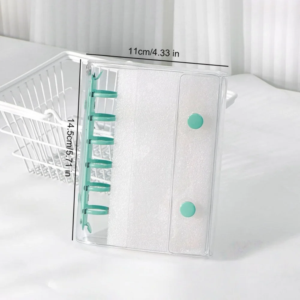 Compact Glitter Stationery Binder Notebook and Portable Notepad Organizer