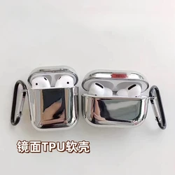 Sleek Electroplated TPU Earphone Protective Case with Hook - Airpods 4 (1)