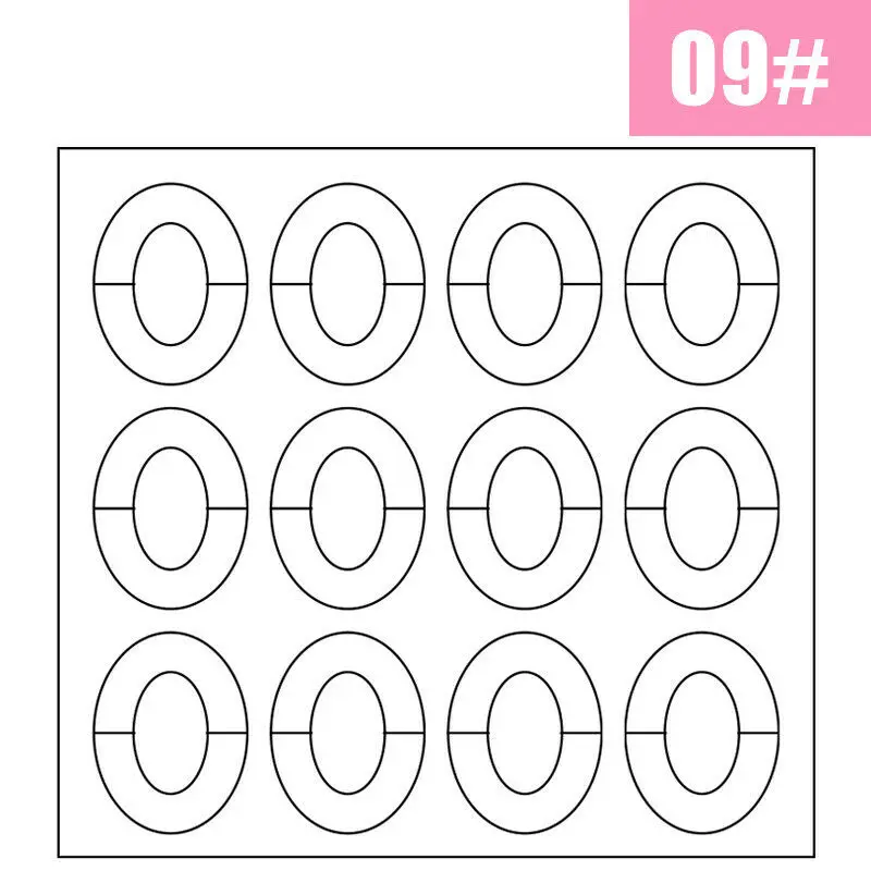 2 Sheets White French Manicure Strip Nail Art Form Fringe Tip Guides Sticker DIY Line Tips Decoration Tool 6