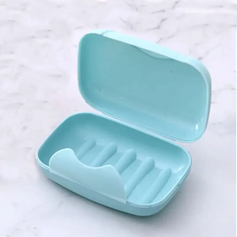 1PC Handmade Soap Box Waterproof Leak-proof Soap Box With Lid With Latch Soap Case 3