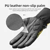 ROCKBROS Bicycle Gloves Winter Warm Motorcycle Full Finger Cycling Gloves Screen Touch Ski Sports Gloves Hiking Thermal Mitten 4