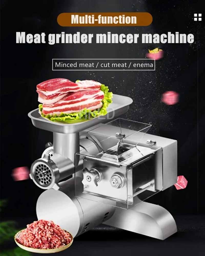 Description Picture 3 of item110V/220V Fully Automatic Meat Slicer, Electric Meat Grinder, Stainless Steel Vegetable Slicer