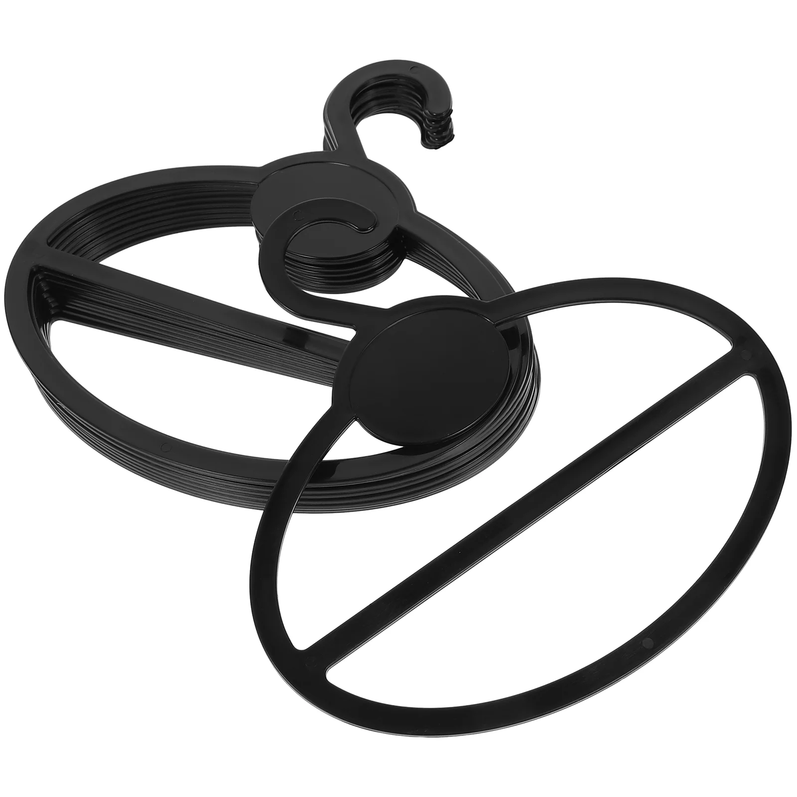 

Scarf Ring Hangers Circle Hooks Belt Hanger Plastic Neckties Shawl Scarves Ring Organizer Closet Space Saver Tie Belt Neckties